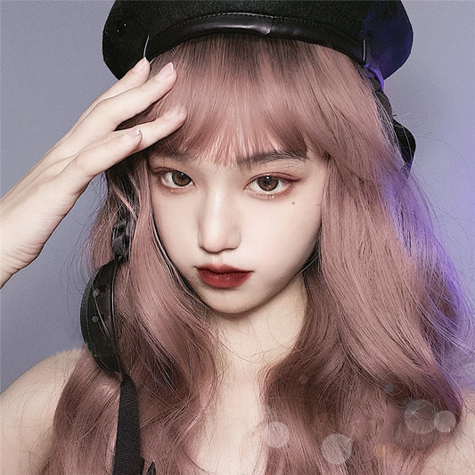 "LOLITA DUSTY PINK CURLY" WIG N012202