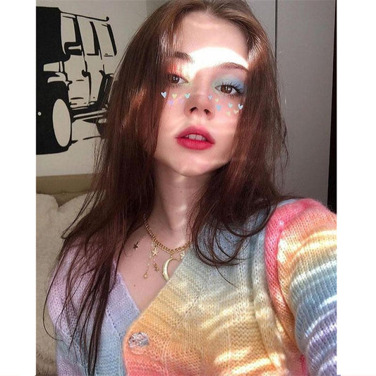 "STAR MOON TASSEL" NECKLACE N102212