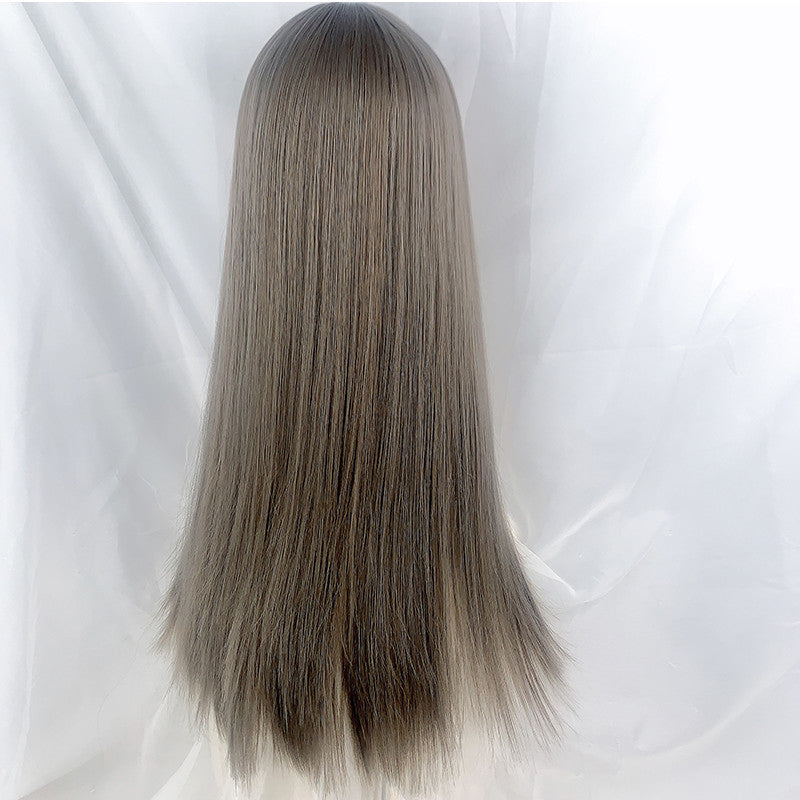 " LONG STRAIGHT BLOND HAIR  "WIG H082013