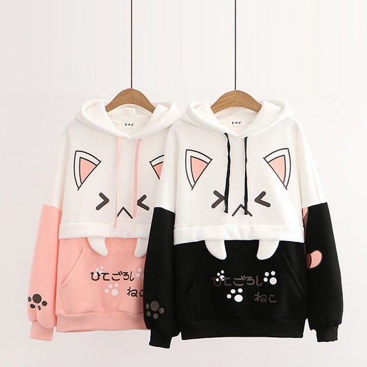 "CUTE CARTOON CAT" HOODIE N123005