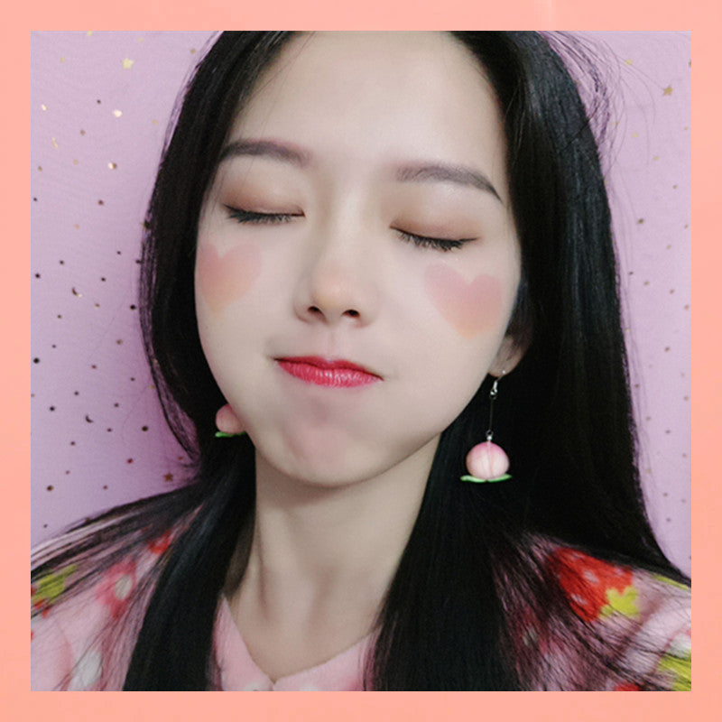 "CUTE PEACH" EARRING/EAR CLIP N031005