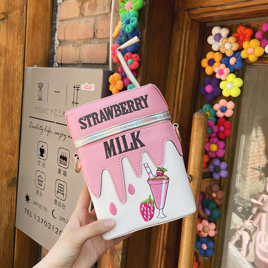 "STRAWBERRY MILK" BAG UB2455