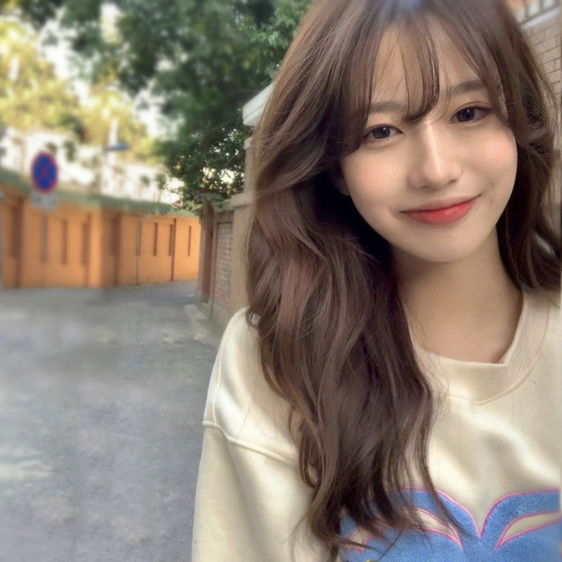 "LOLITA MAROON NATURAL LONG CURLY" WIG N032504