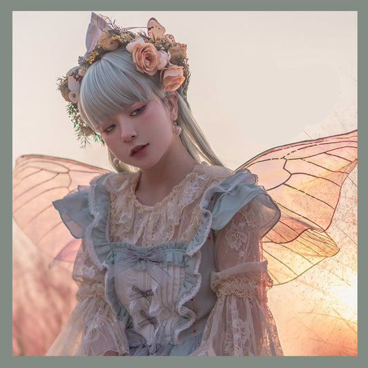 "LOLITA LIGHT GREEN ELF STRAIGHT" WIG N111707