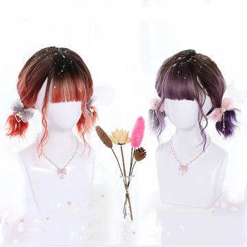 "LOLITA TWO COLOR SHORT CURLY" WIG N102705
