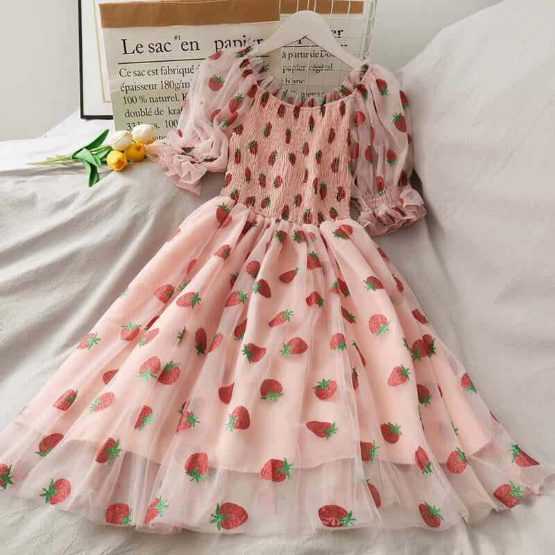 "STRAWBERRY" DRESS N081408