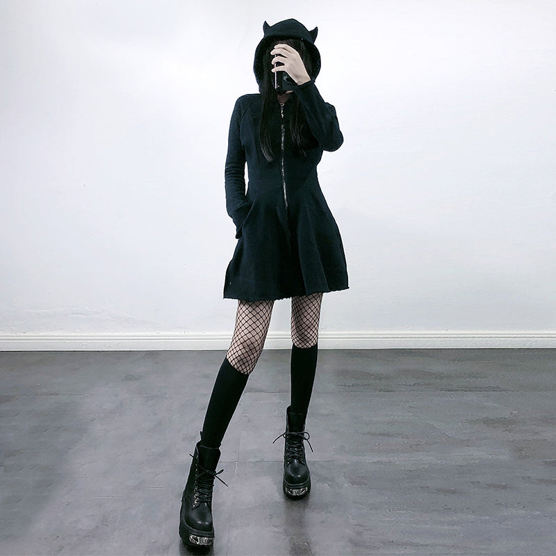 "GIRL POWER" HOODIE DRESS N082901