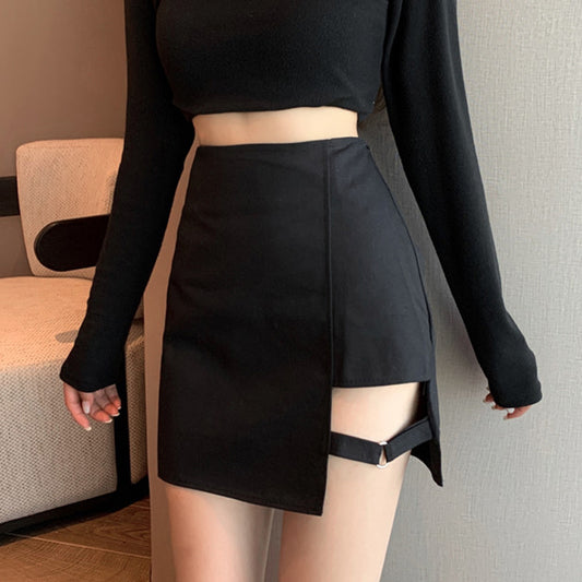 "BLACK CHIC RING" SKIRT UB2347