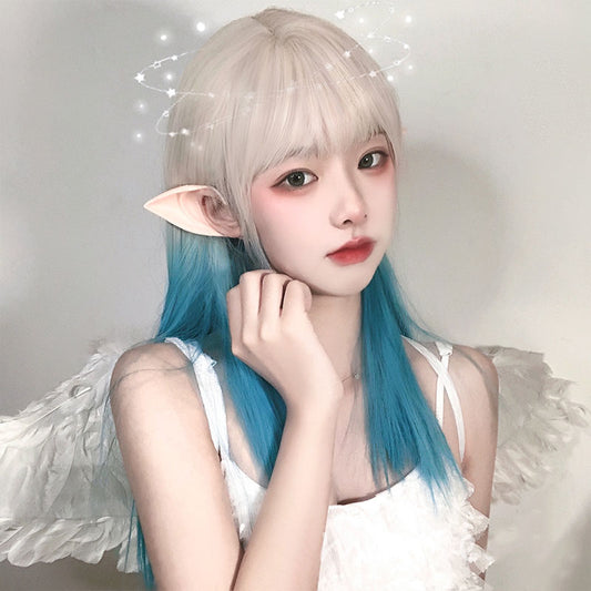 "LINEN GOLD GRADIENT MID-LENGTH" WIG N101407