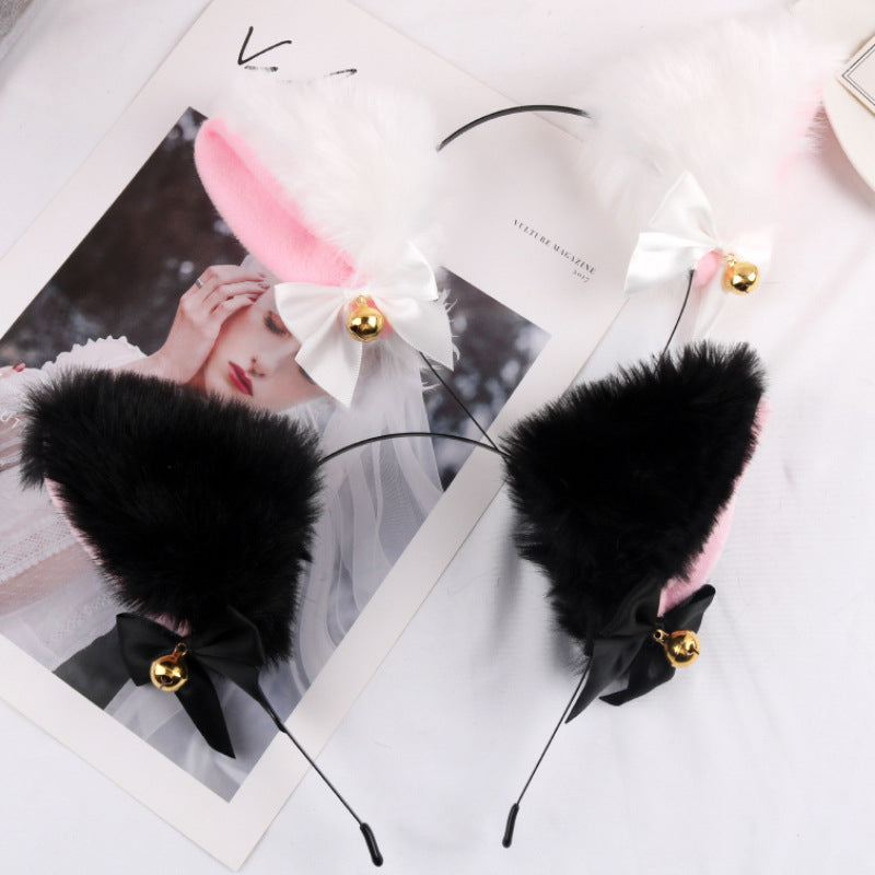 CUTE PLUSH CAT EARS HEADBAND UB2586