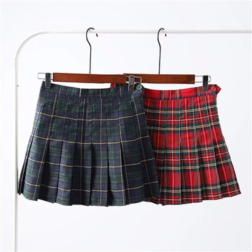 "COLLEGE STYLE PLEATED" SKIRT N121402