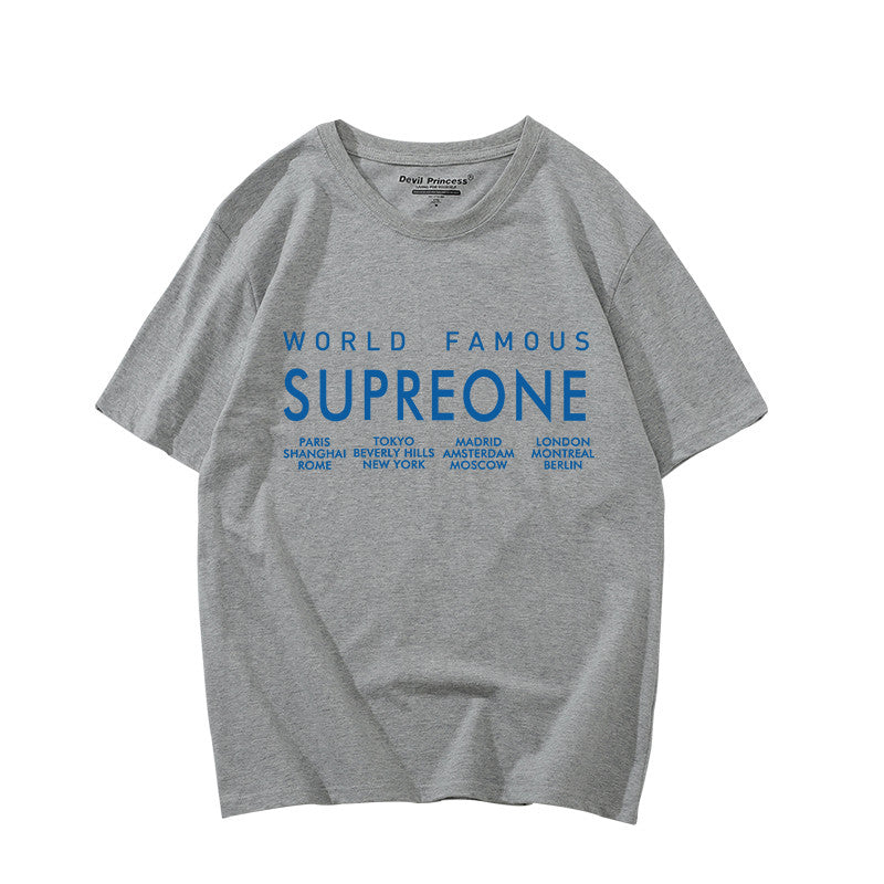 "WORLD FAMOUS SUPREONE" T-SHIRT N030205