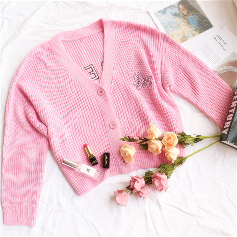 "ANGELIG" KNITTED CARDIGAN N110902