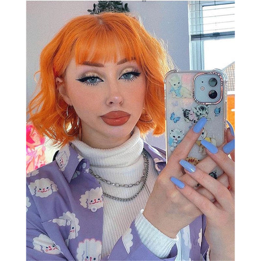 [@karolinekato ] "LITTLE WHITE DOG" PURPLE SHIRT S031605