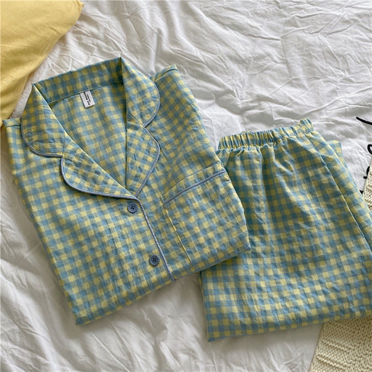 "PLAID" PAJAMA SET N081902