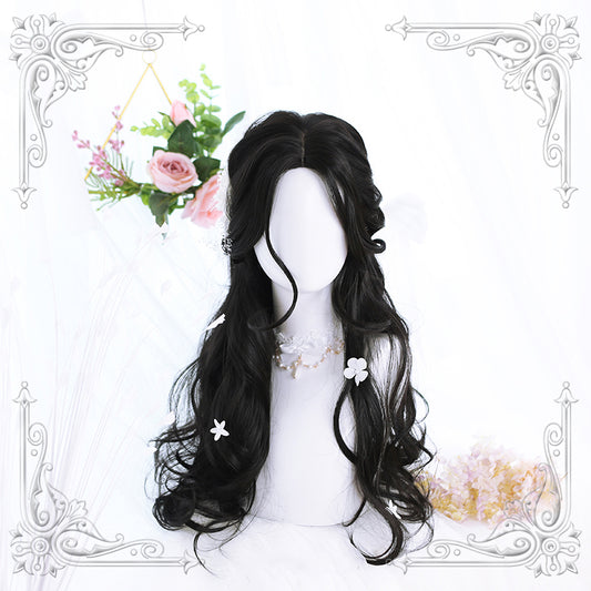 "LOLITA BLACK MID LENGTH CURLY" WIG N102704
