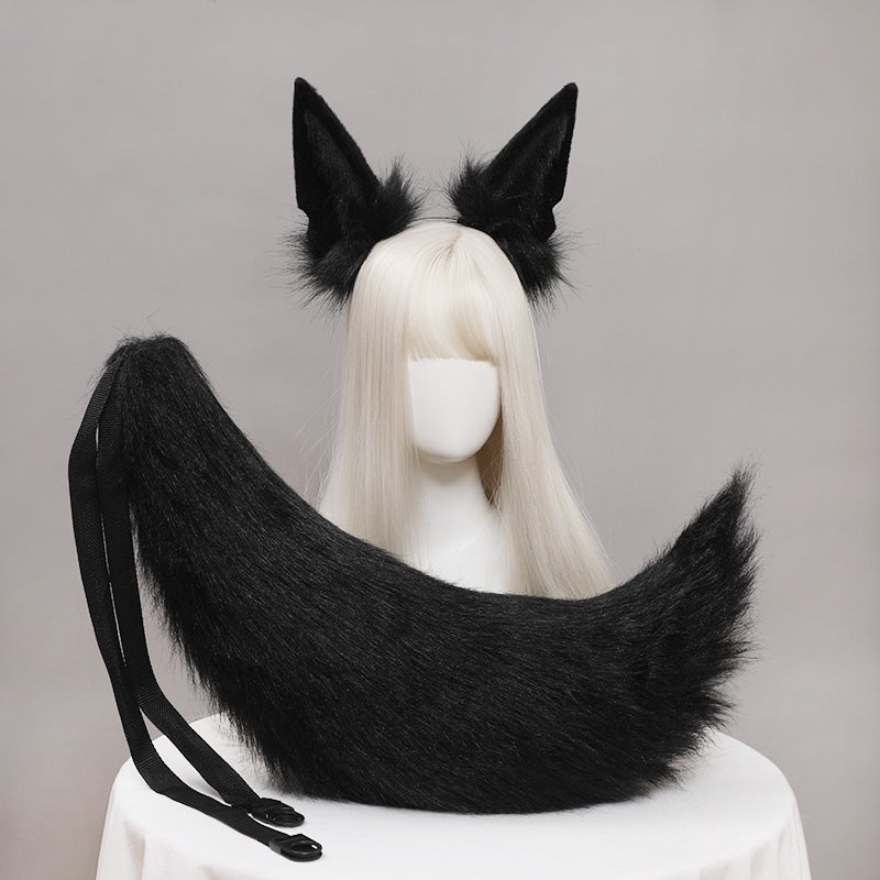 [@p273] COSPLAY WOLF EAR HEADBAND UB2685