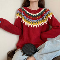 RED / WHITE CHRISTMAS SWEATER N111804