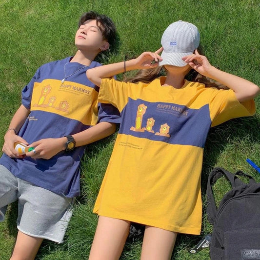 "HAPPY MARMOT" T-SHIRT N081212