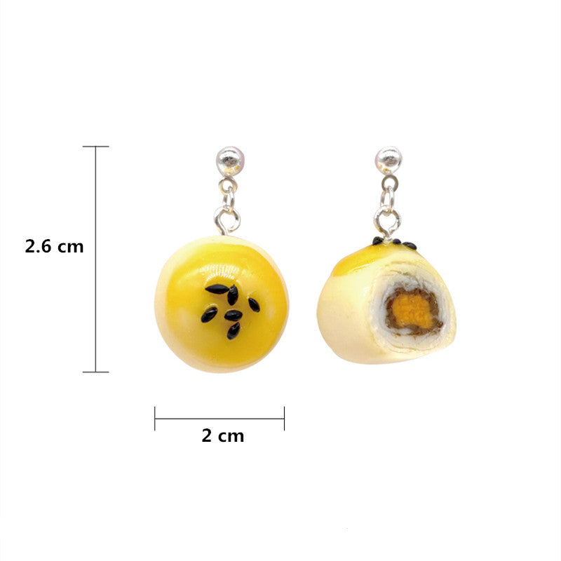 "EGG YOLK CRISP" EARRINGS/EAR CLIPS N031007