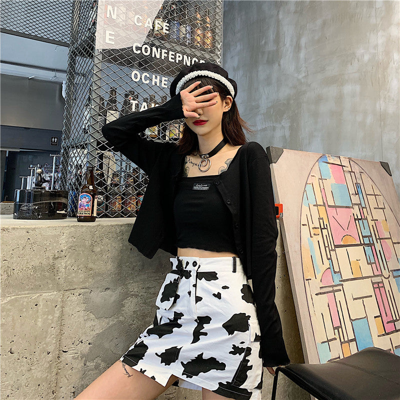 CHIC HARAJUKU TIE-DYE CAMISOLE + CARDIGAN UB2725