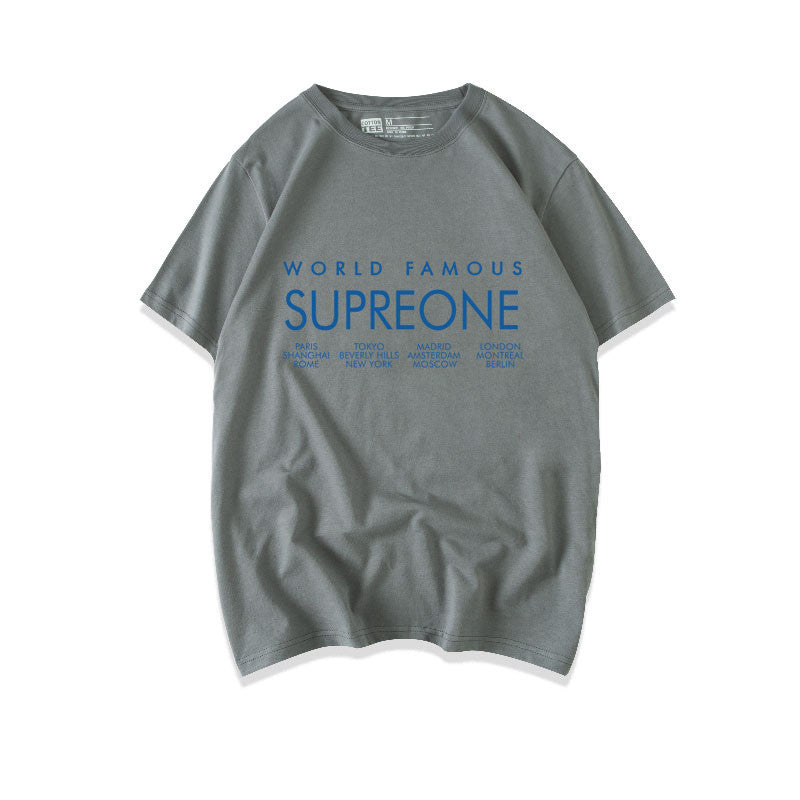 "WORLD FAMOUS SUPREONE" T-SHIRT N030205