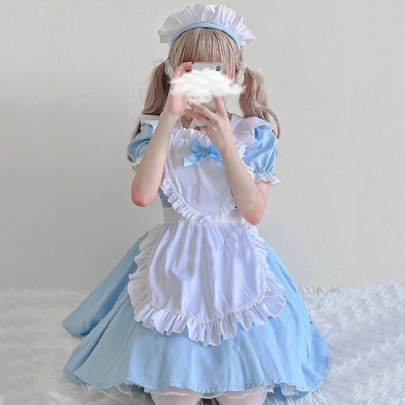 LOLITA LACE LOVE BOWKNOT MAID OUTFIT UB2723