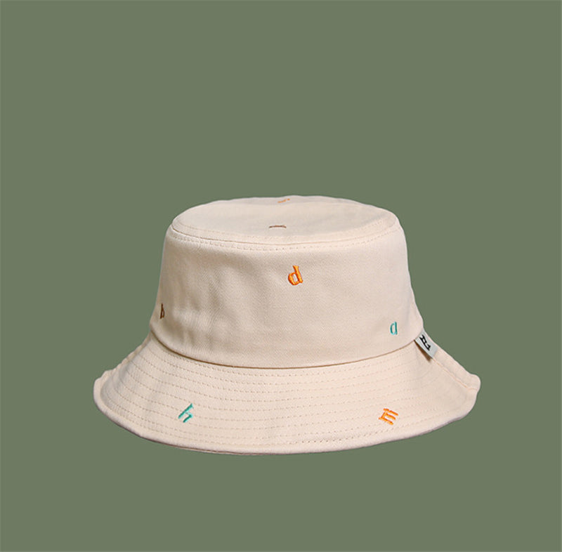 "LETTER EMBROIDERY FISHERMAN" HAT N051807