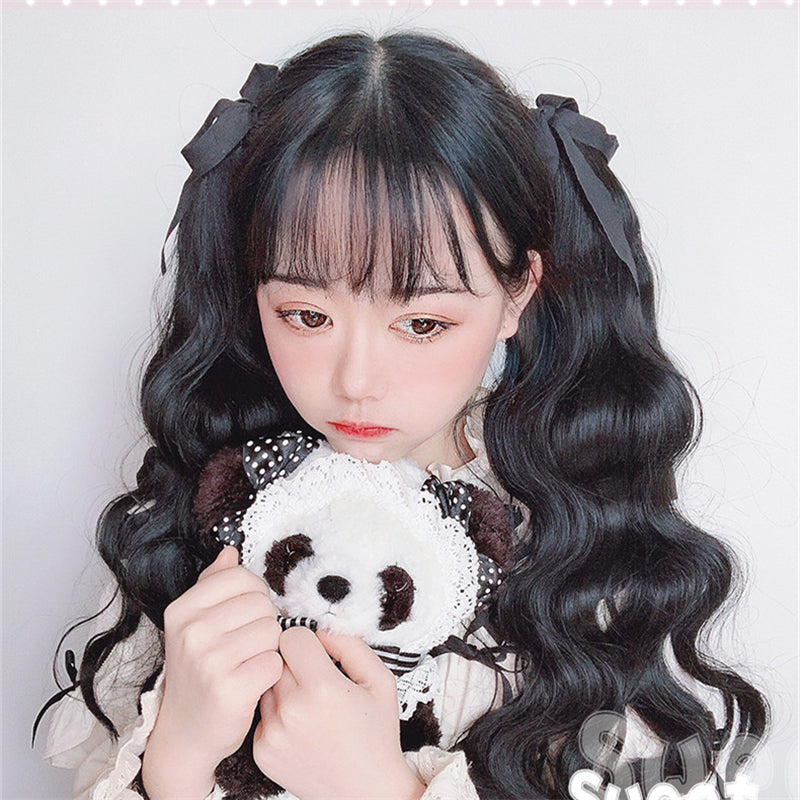 "LOLITA LACE-UP LONG ROLL DOUBLE" PONYTAIL N012807