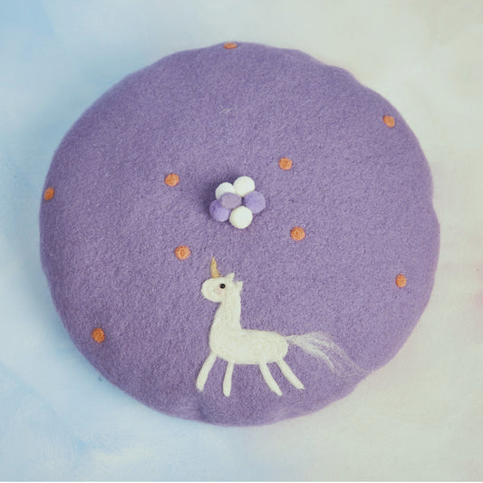 "WHITE HORSE PURPLE" BERET N082110