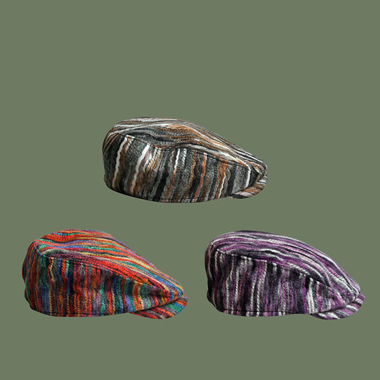"COLOR STRIPED" BERET N051808
