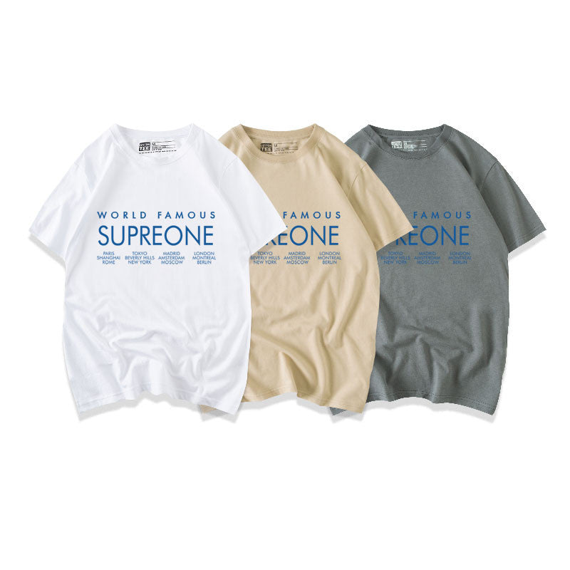 "WORLD FAMOUS SUPREONE" T-SHIRT N030205