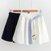 CUTE CAT EMBROIDERED SKIRT UB2676