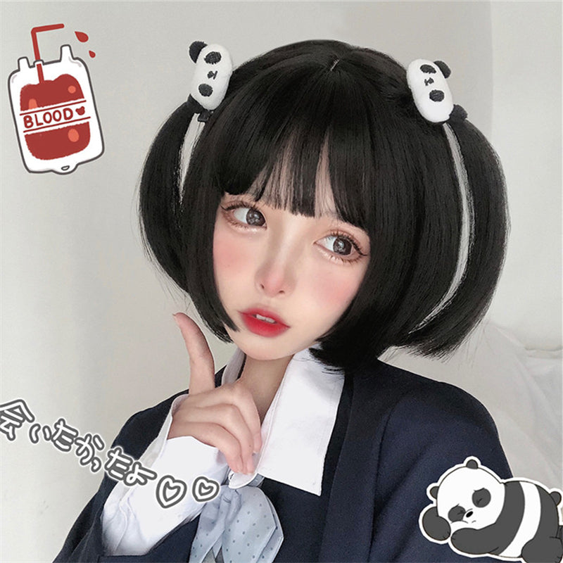 [@never_forget_the_scars ] "LOLITA BOBO SHORT STRAIGHT" WIG N022101