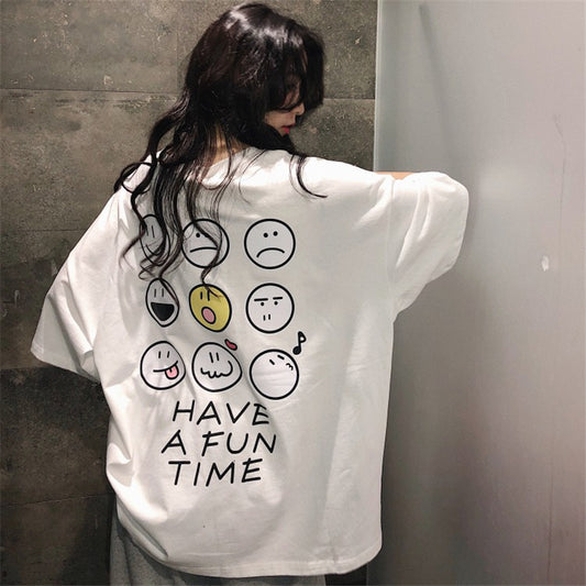 “HAVE A FUN TIME”T-SHIR N081203