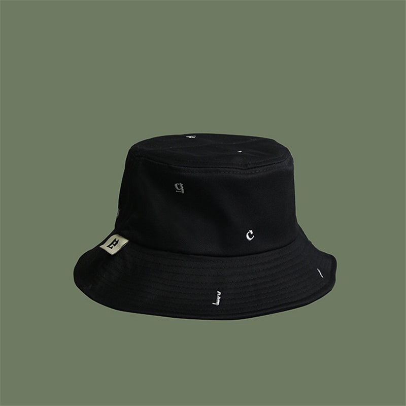 "LETTER EMBROIDERY FISHERMAN" HAT N051807