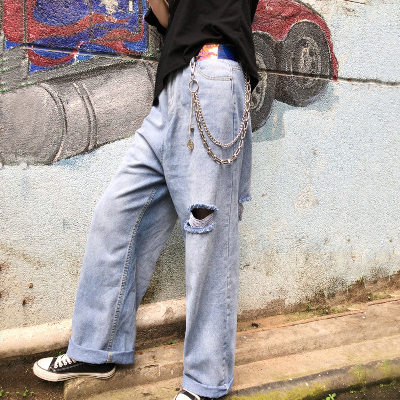 "RIVET TASSEL DOUBLE METAL" TROUSER CHAIN UB2365