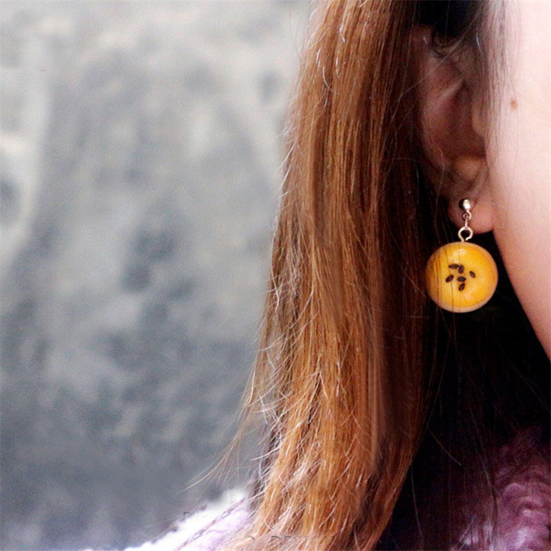 "EGG YOLK CRISP" EARRINGS/EAR CLIPS N031007