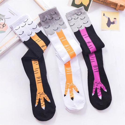 "CHICKEN FEET PRINT" SOCKS N050707