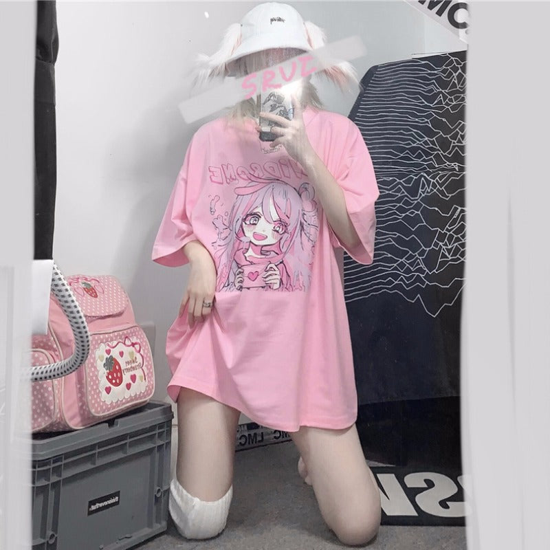 Cute Anime Uniform Shirt - Pink White's Code & Price - RblxTrade