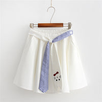 CUTE CAT EMBROIDERED SKIRT UB2676