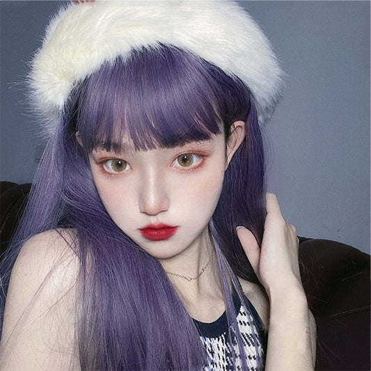 "LOLITA CUTE PURPLE LONG STRAIGHT" WIG N012201