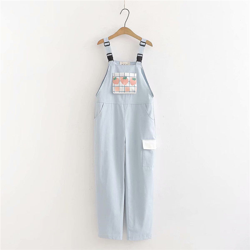 "STRAWBERRY" OVERALLS N091701