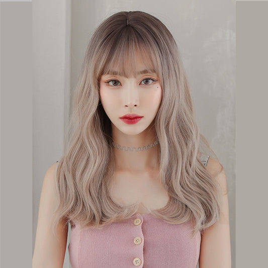 AIR BANGS LINEN LONG CURLY WIG UB2569