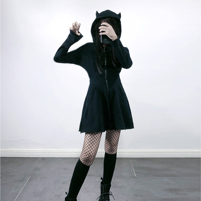 "GIRL POWER" HOODIE DRESS N082901