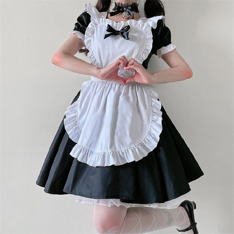 LOLITA LACE LOVE BOWKNOT MAID OUTFIT UB2723