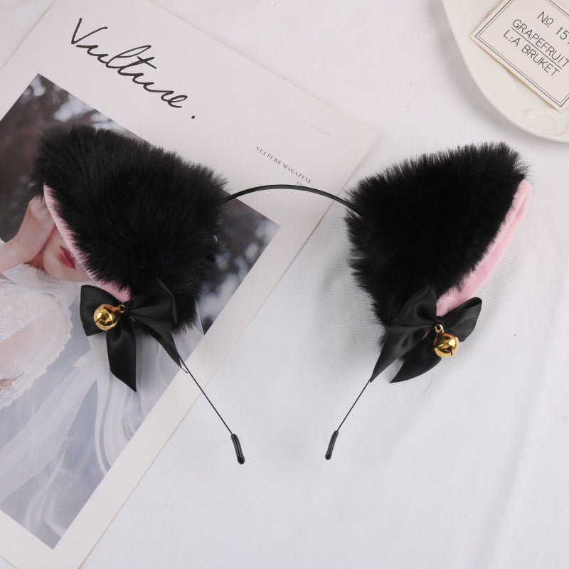 CUTE PLUSH CAT EARS HEADBAND UB2586