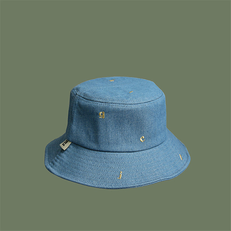"LETTER EMBROIDERY FISHERMAN" HAT N051807