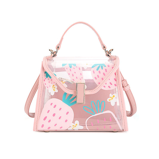 "PASTEL TRANSPARENT FRUIT PRINT" BAG UB2421
