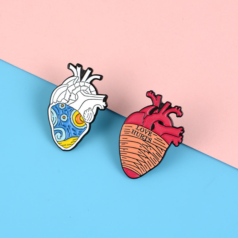 "HEART" PINS N090311
